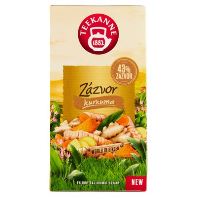 Obrázek Teekanne Zázvor kurkuma bylinný čaj aromatizovaný 20 x 1,75g (35g)