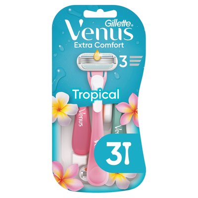 Obrázek Gillette Venus Extra Comfort Tropical Pohotová Holítka, Balení Po 3