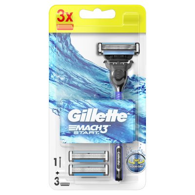 Obrázek Gillette Mach3 Start Holicí Strojek Pro Muže – 3 Holicí Hlavice