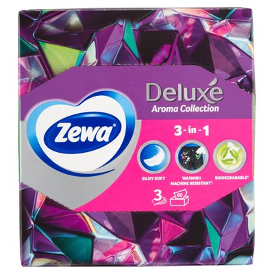 Obrázek Zewa Deluxe Aroma Collection papírové kapesníčky 3 vrstvé 60 ks