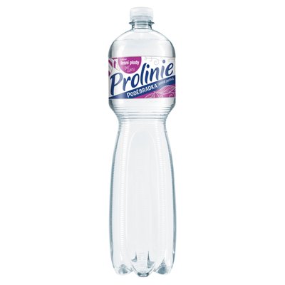 Obrázek Poděbradka Prolinie Jemně perlivá s příchutí lesní plody 1,5l