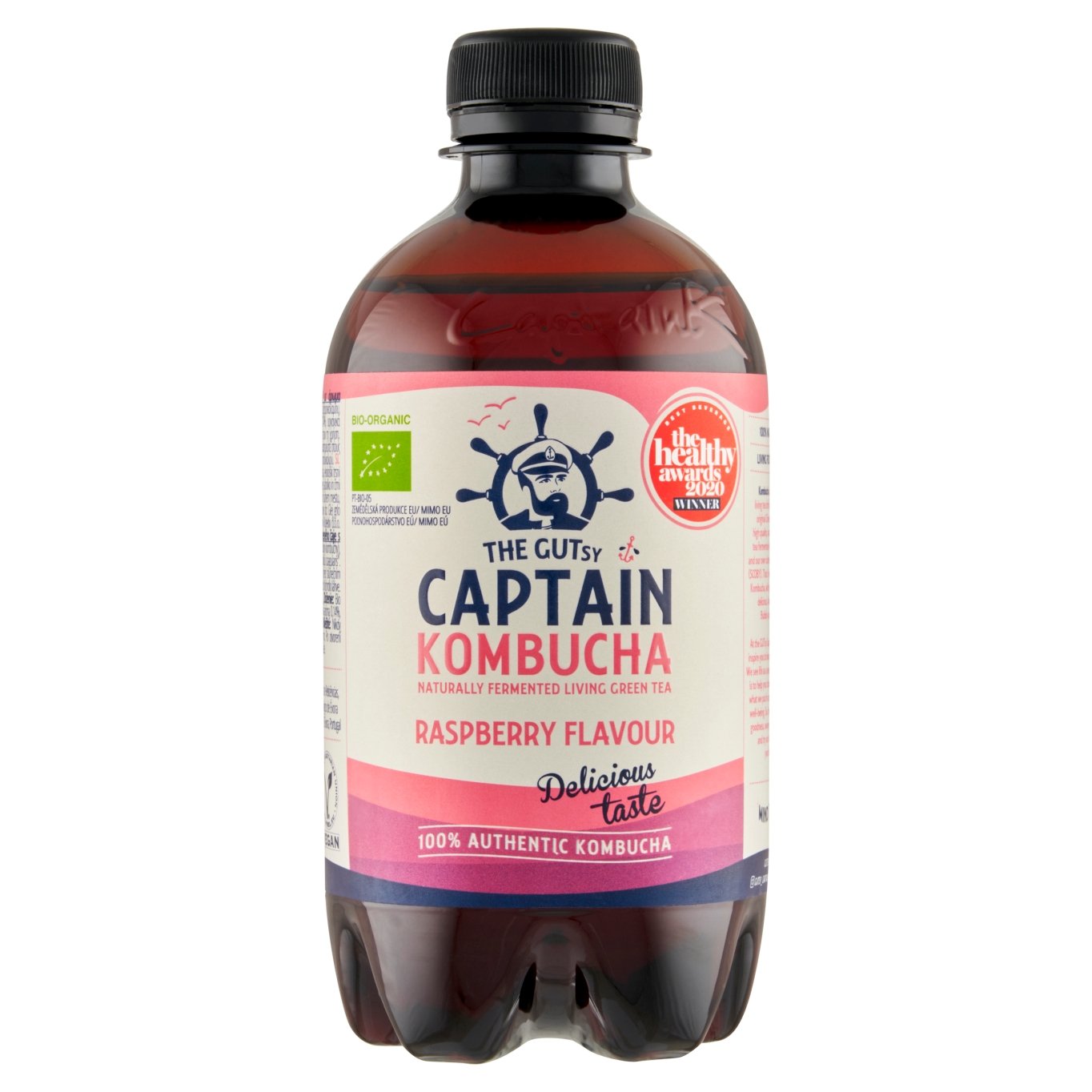 The Gutsy Captain Kombucha Raspberry 400ml