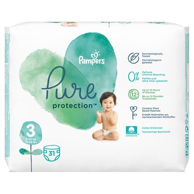 Obrázek PAMPERS PURE S3 31KS
