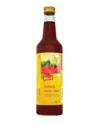 Obrázek BILLA Sirup s příchutí malina-jablko 700ml