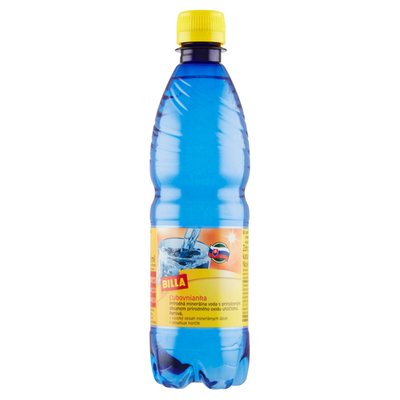 Obrázek BILLA Ľubovnianka přírodní minerální voda přirozeně sycená perlivá 500ml
