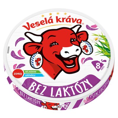 Obrázek Veselá Kráva Bez laktózy 8 ks 120g