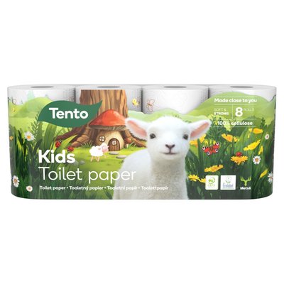 Obrázek Tento Kids Toaletní papír 3-vrstvý 8 rolek