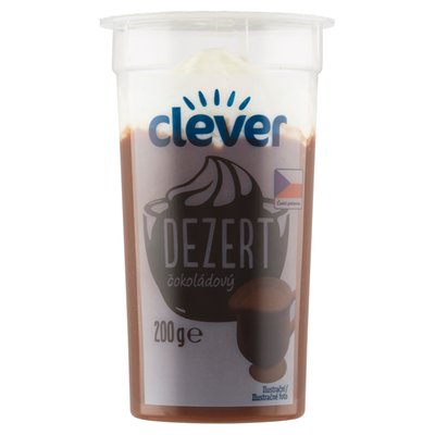 Obrázek clever Pudingový dezert se šlehačkou čokoládový 200g