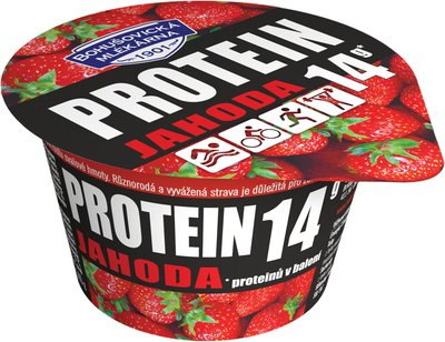 Obrázek Bohušovická mlékárna Protein jahoda 140g