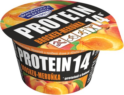Obrázek Bohušovická mlékárna Protein broskev meruňka 140g