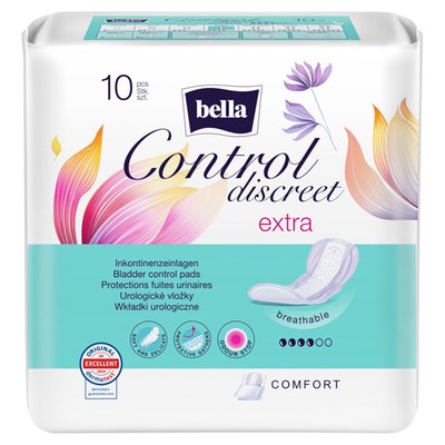 Obrázek Bella Control Discreet Extra urologické vložky 10 ks