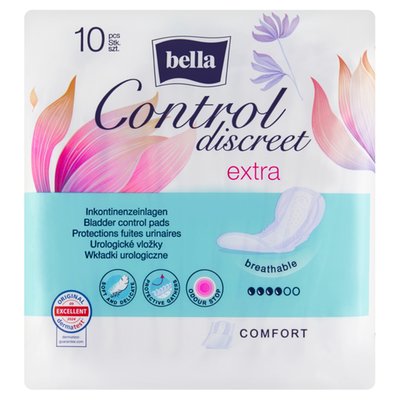 Obrázek Bella Control Discreet Extra urologické vložky 10 ks