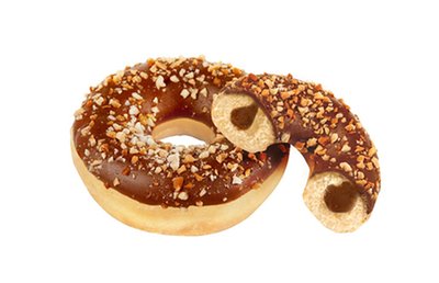 Obrázek Donut s lískooříškovou náplní 70g
