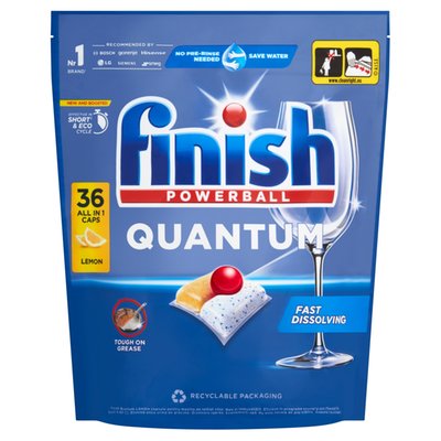 Obrázek Finish Quantum kapsle do myčky nádobí - Lemon 36 ks