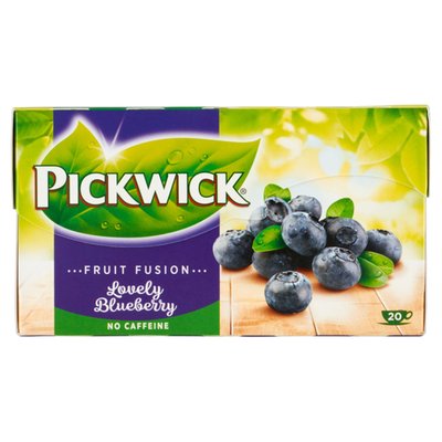 Obrázek Pickwick Fruit Fusion Ovocnobylinný čaj aromatizovaný s borůvkami 20 x 2g (40g)