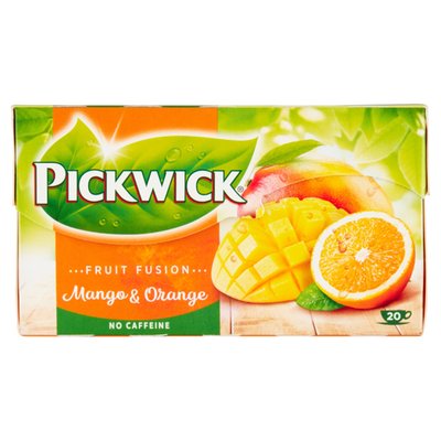 Obrázek Pickwick Fruit Fusion Ovocný čaj aromatizovaný s pomerančovým oplodím a mangem 20 x 1,75g (35g)