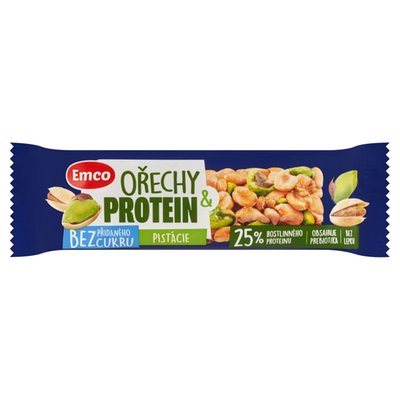 Obrázek Emco Ořechy & protein pistácie 35g