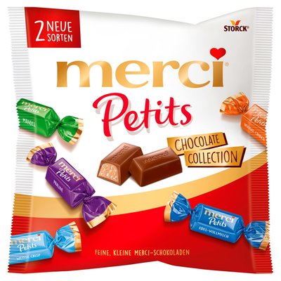 Obrázek merci Petits chocolate collection čokoládové pralinky 125g