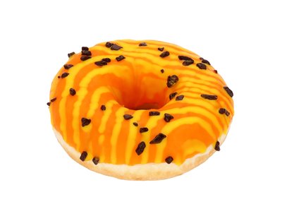 Obrázek Donut s náplní maracuja a čokoládovým posypem 75g
