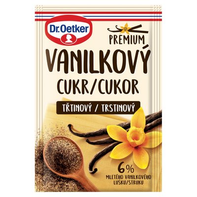 Obrázek Dr. Oetker Premium vanilkový cukr třtinový 8g