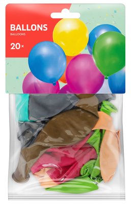 Obrázek Nafukovací balónky barevné 20ks