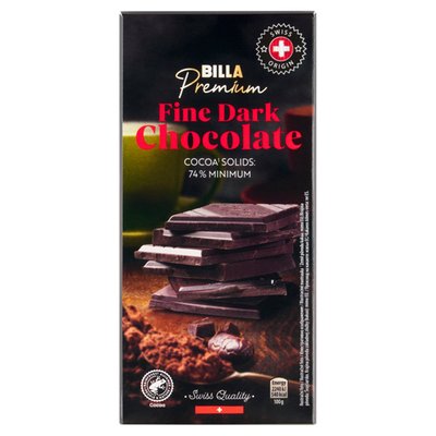 Obrázek BILLA Premium Hořká čokoláda 100g