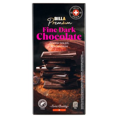Obrázek BILLA Premium Hořká čokoláda 100g