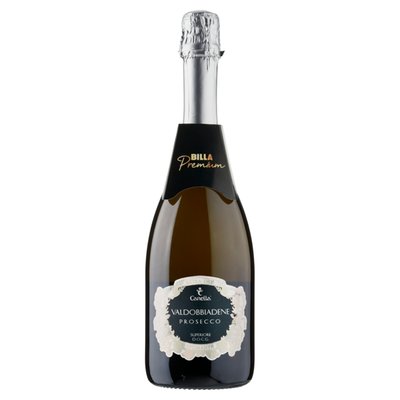 Obrázek BILLA Premium Canella Valdobbiadene Prosecco šumivé víno zvláště suché 0,75l