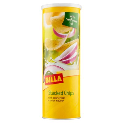 Obrázek BILLA CHIPS SMETANA A CIBULE 175G