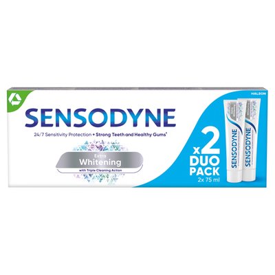 Obrázek Sensodyne Extra Whitening zubní pasta s fluoridem 2 x 75ml