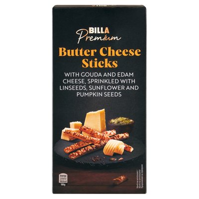 Obrázek BILLA Premium Trvanlivé tyčinky máslové 100g