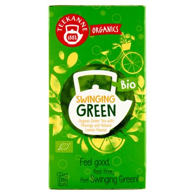 Obrázek TEEKANNE Bio, Swinging Green, bio zelený čaj, 20 sáčků, 35g