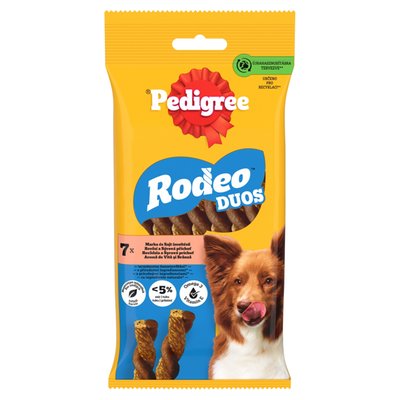 Obrázek Pedigree Rodeo Duos hovězí a sýrová příchuť 7 ks 123g