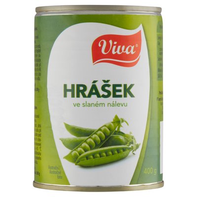 Obrázek Viva Hrášek ve slaném nálevu 400g 