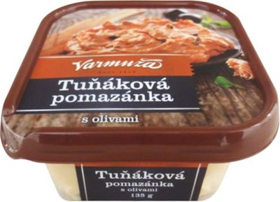 Obrázek Tuňáková pomazánka s olivami 135g