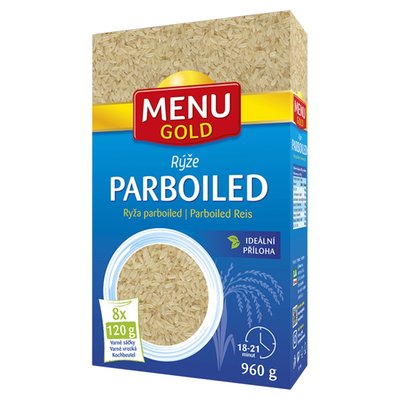 Obrázek Menu Gold Rýže parboiled 8 x 120g (960g)