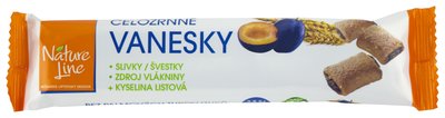 Obrázek Vanesky celozrnné sušenky se švestkovou náplní 65 g