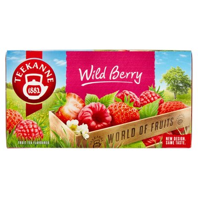 Obrázek Teekanne World of Fruits Wild Berry ovocno-bylinný čaj aromatizovaný 20 x 2g (40g)