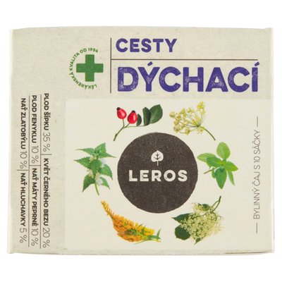 Obrázek Leros Cesty dýchací bylinný čaj 10 x 1,5g (15g)