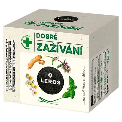 Obrázek Leros Natur Zažívání bylinný čaj 10 x 1,5g
