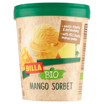 Obrázek BILLA X BIO OKO SORBET MANGO 500 ML