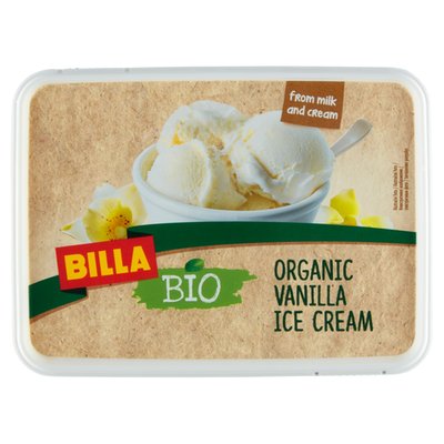 Obrázek BILLA BIO Organic Vanilla Ice Cream 1000ml