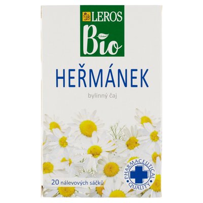 Obrázek Leros Bio Heřmánek bylinný čaj 20 x 1g (20g)