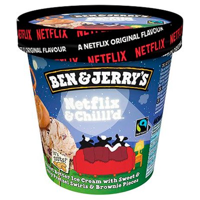 Obrázek Ben & Jerry's  zmrzlina Netflix 465ml