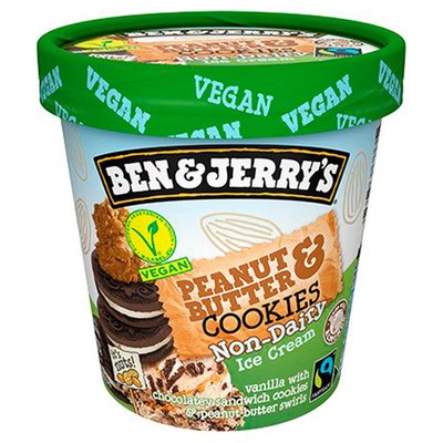 Obrázek Ben & Jerry's zmrzlina Vegan Peanut Butter Cookie 465ml