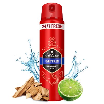 Obrázek Old Spice Captain Tělový Deodorant Ve Spreji Pro Muže 150ml