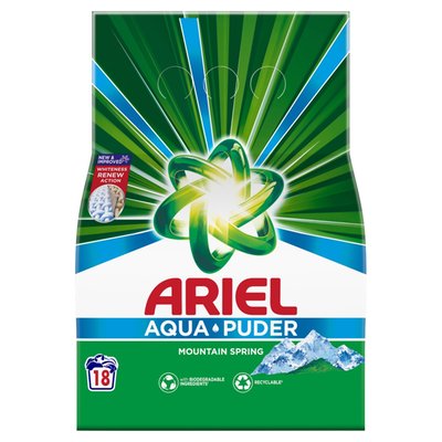 Obrázek Ariel Prací prášek Mountain Spring 1,17 kg (18 praní)