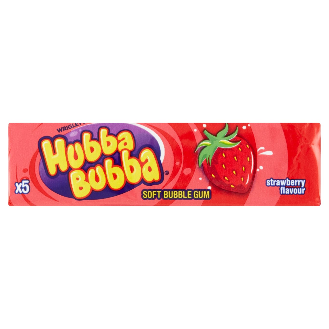 Wrigley's Hubba Bubba Strawberry 5 ks 35g | BILLA e-shop