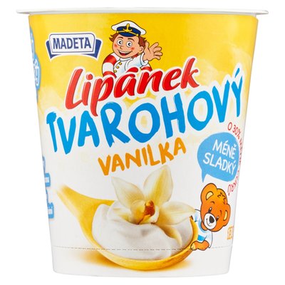 Obrázek Madeta Lipánek Tvarohový vanilka 130g