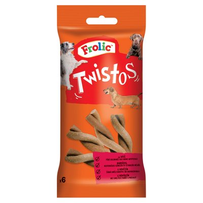 Obrázek Frolic Twistos s hovězím 6 ks 105g